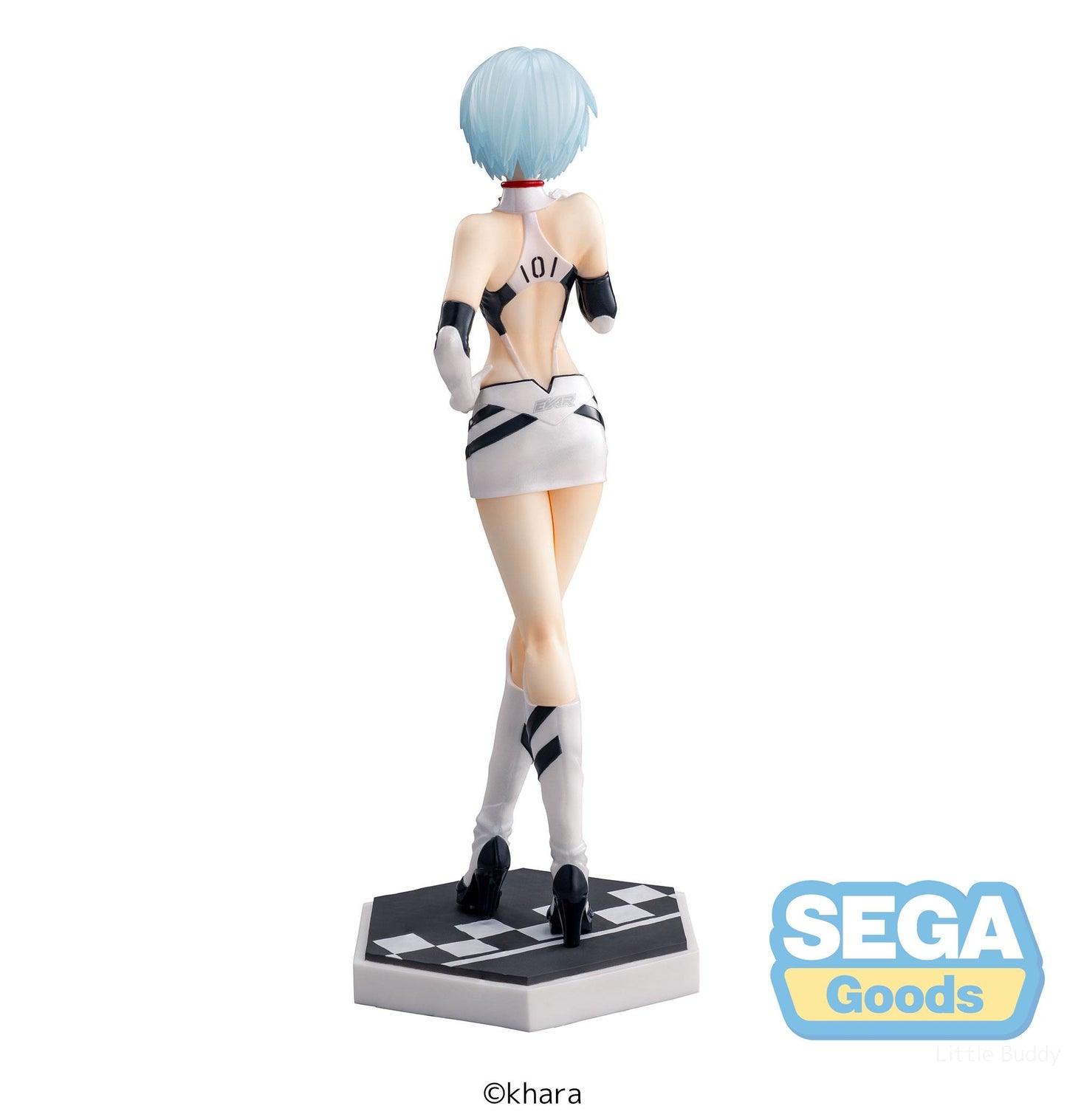 EVANGELION LUMINASTA RACING REI AYANAMI PIT WALK FIG