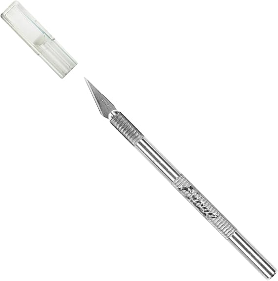 Excel Blades K1 Hobby Knife with Safety Cap, American Made Light Duty Craft Knife