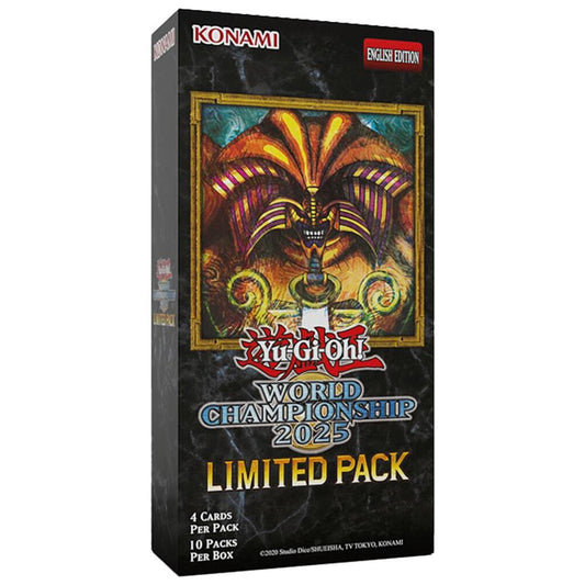 Yugioh World Championship 2025 Limited Pack box