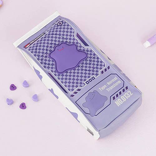 Pokémon Milk Carton Pack -Style Multi Pouch Pencil Case