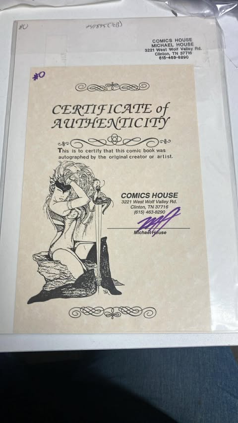 Zorro #0 Autographed
