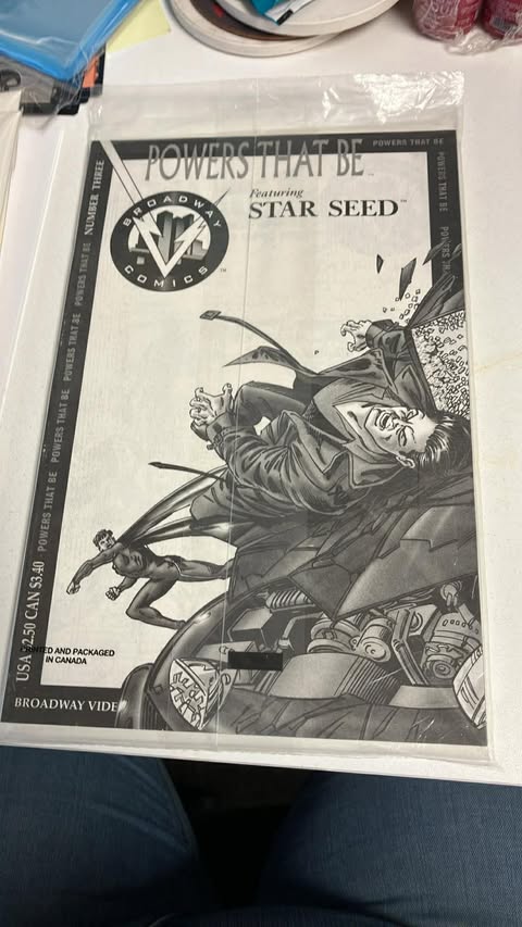 BROADWAY COMIC B&W PREVIEW COPIES SEALED FATALE POWERS THAT BE SHADOW STATE