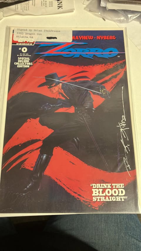 Zorro #0 Autographed