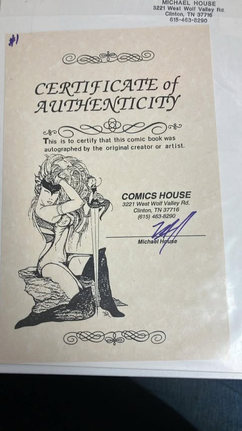 Youngblood Strikefile #1 Autographed