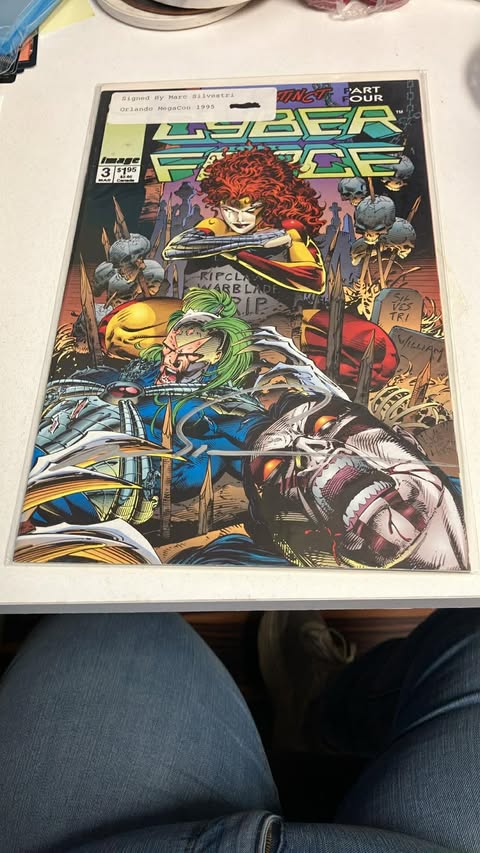 Cyber Force #3 Autographed