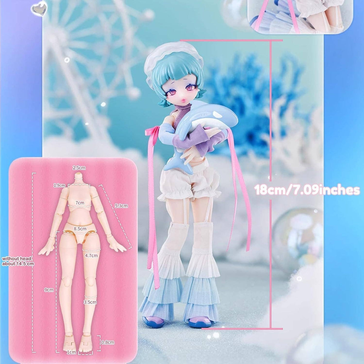 Eve Lynna II Double Killer Bjd Action Figure Blind Box PDQ/6
