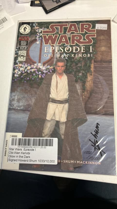 Star Wars Episode I Obi-Wan Kenobi signed