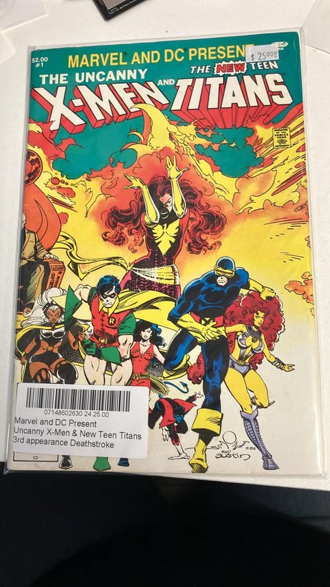 Marvel and DC Present Uncanny X-Men and The New Teen Titans