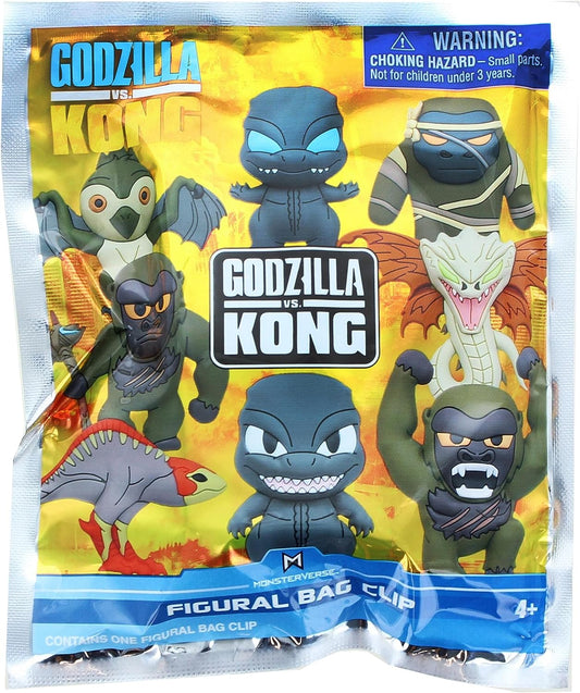 Monogram Godzilla vs. Kong Figural Bag Clip Keychain