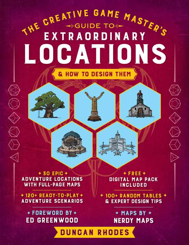 Creative Game Master's Guide to Extraordinary Locations by Duncan Rhodes