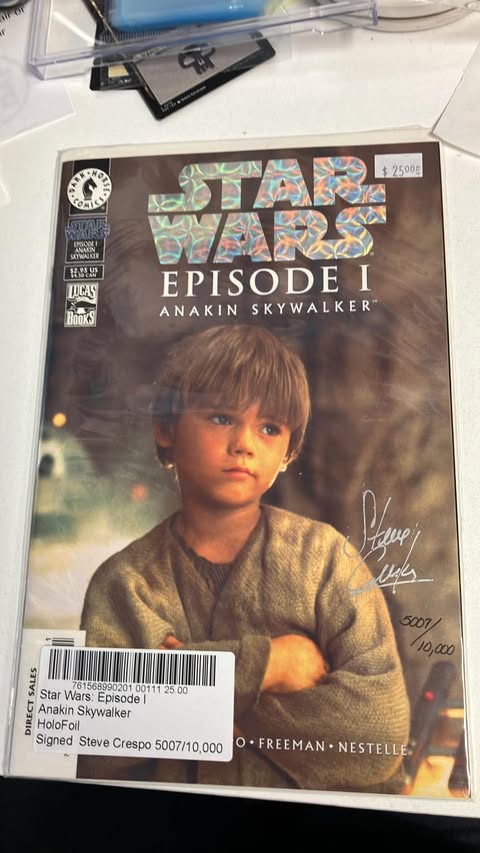 Star Wars Episode I Anakin Skywalker signed