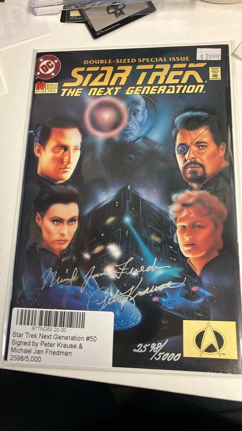 Star Trek The Next Generation #50 Signed
