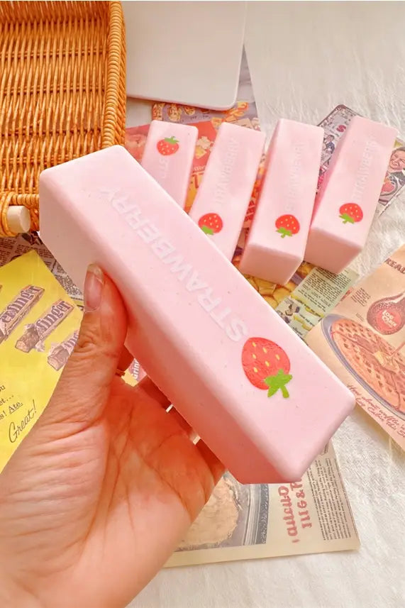 Strawberry Butter Stick Squishy Slow Rising Stress Toy