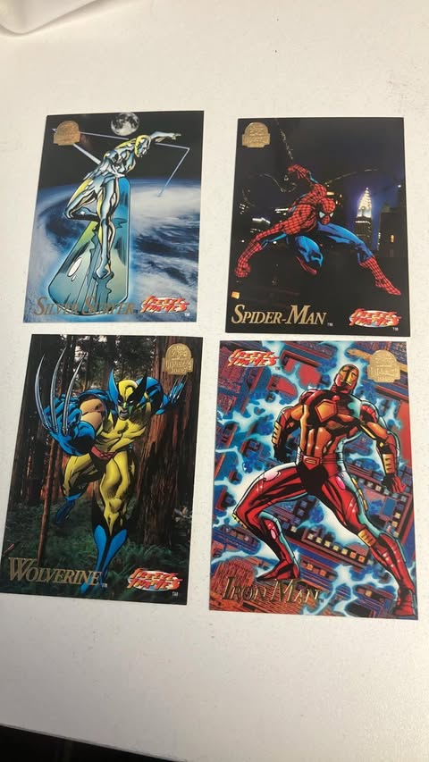 Marvel Freeze Frames Cards