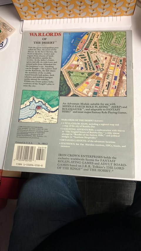 Warlords of the Desert RPG