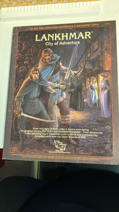 Lankhmar City of Adventure Advanced Dungeons & Dragons