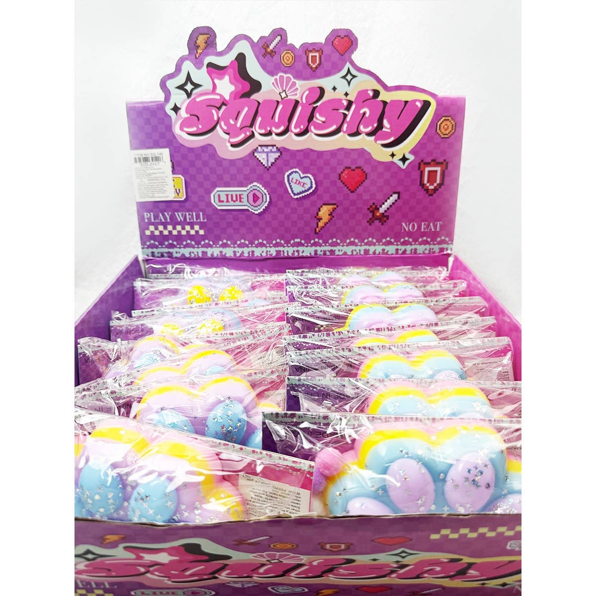 Large Addicting Paw Squishy Toys