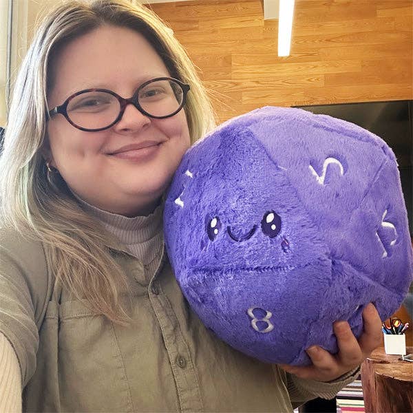 Squishable - Purple D20 Dice Plush