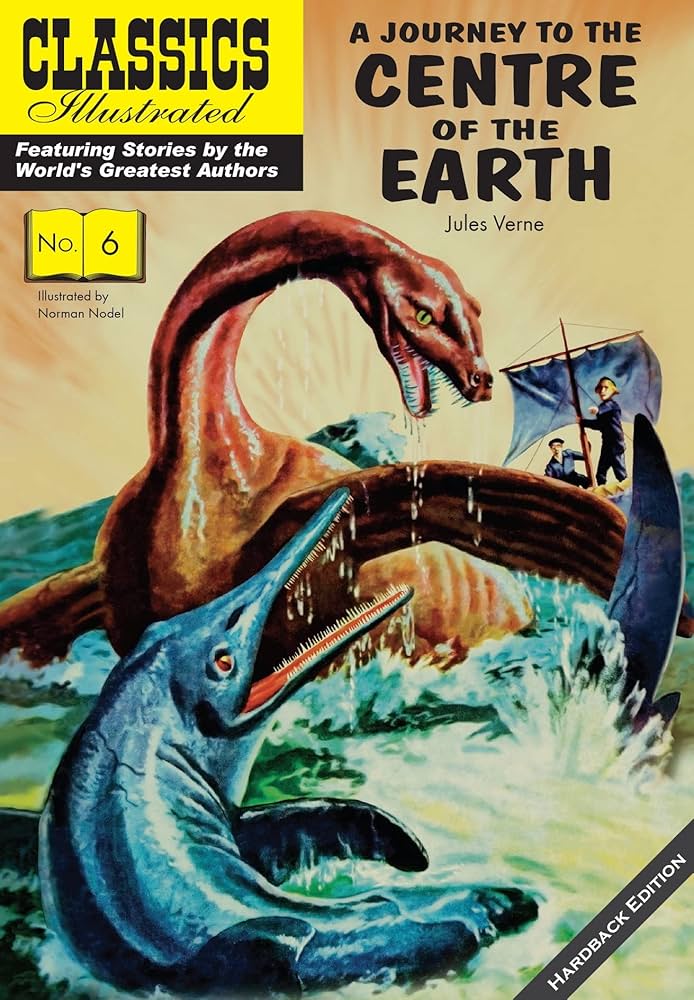 Classic Illustrated Replica Edition Hardcover Journey To Center Of Earth