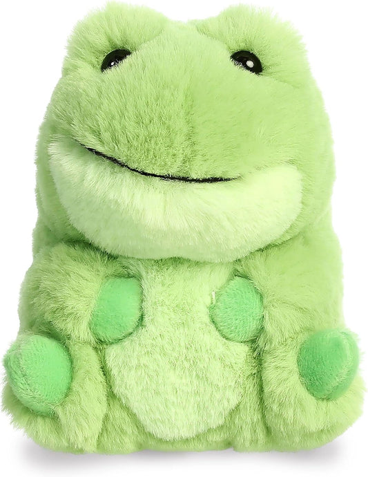 Aurora® Round Rolly Pet™ Riberto Frog™ Stuffed Animal