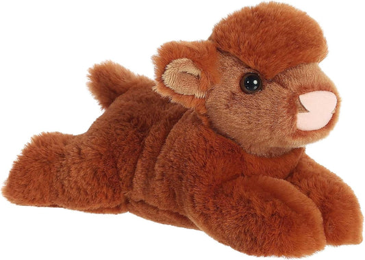 Aurora® Adorable Mini Flopsie™ Highland Cow Calf Stuffed Animal