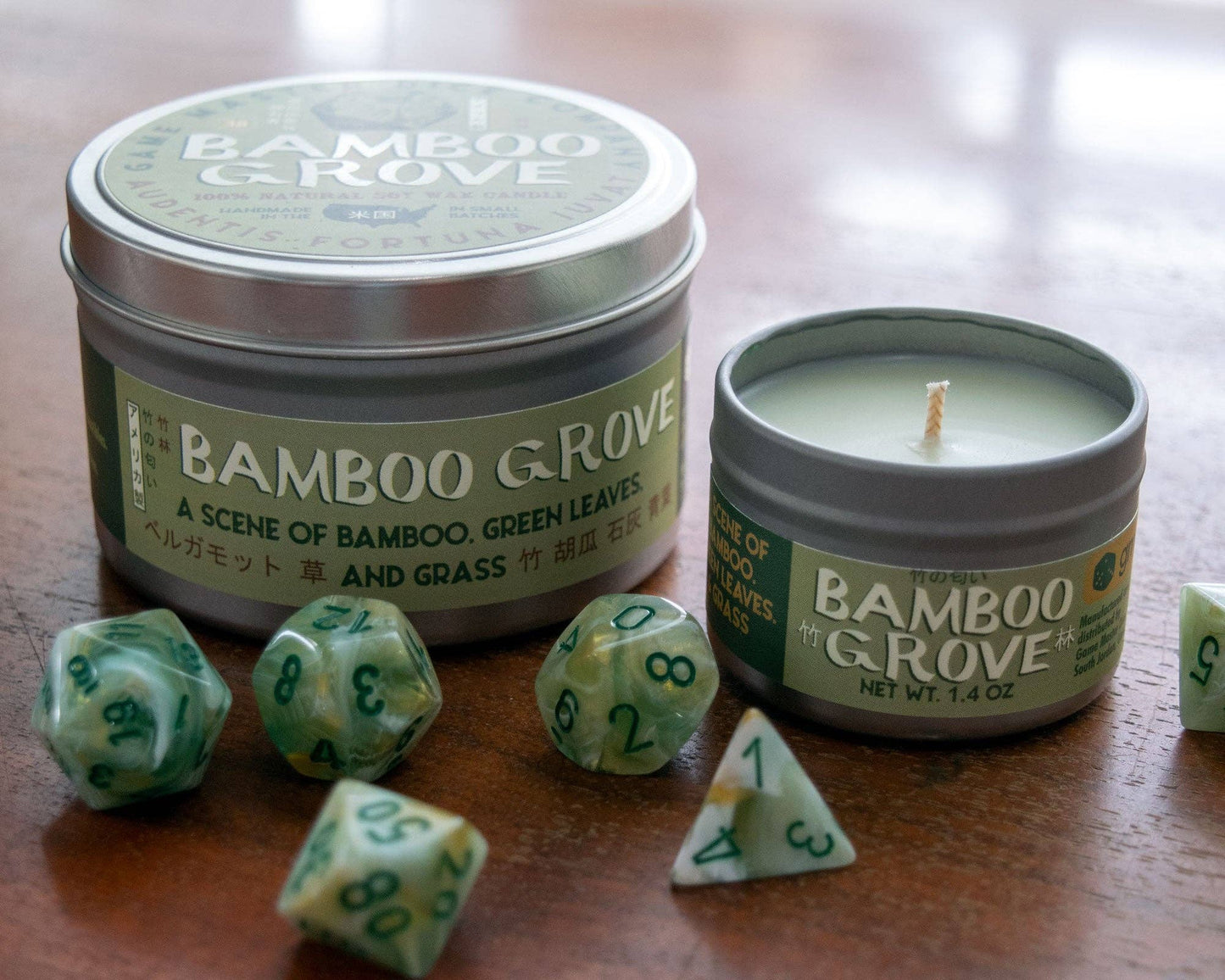 Bamboo Grove Gaming Candle
