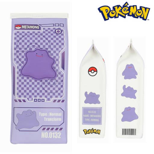 Pokémon Milk Carton Pack -Style Multi Pouch Pencil Case