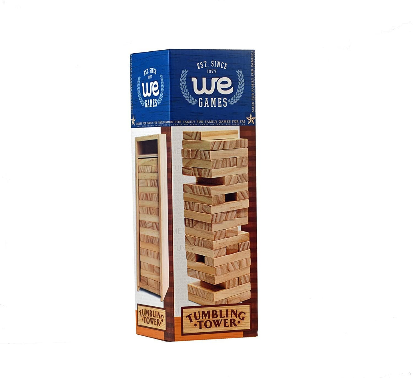 Wood Block Stacking Tower 12 Inch