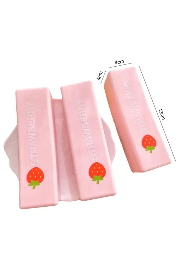 Strawberry Butter Stick Squishy Slow Rising Stress Toy