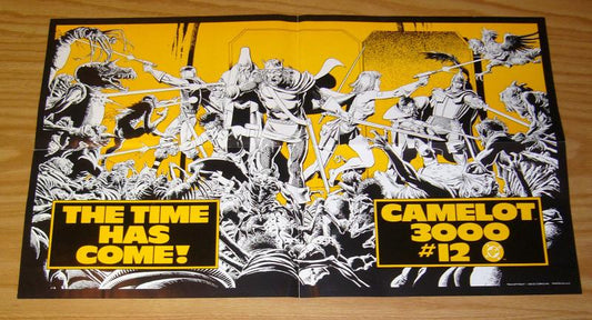 Camelot 3000 #12 The Time Has Come 1984 DC Comics Promo Poster 22 x 12.5"