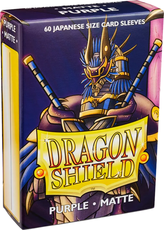 Dragon Shield Japanese Sleeves Matte Purple 60Ct Pack