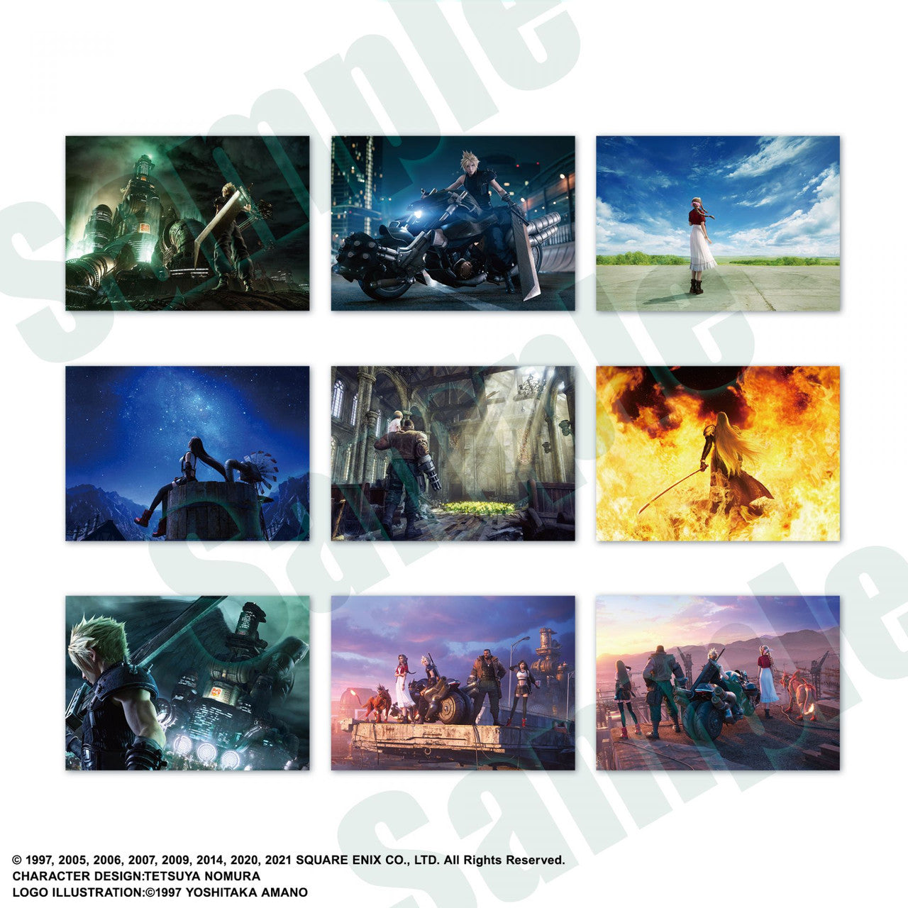 FINAL FANTASY VII ANNIVERSARY ART MUSEUM DIGITAL CARD PLUS (DISPLAY) ENGLISH VER.