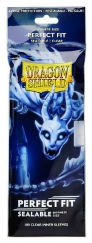 Dragon Shield Sleeves: Perfect Fit Japanese Sealable - Clear 100CT