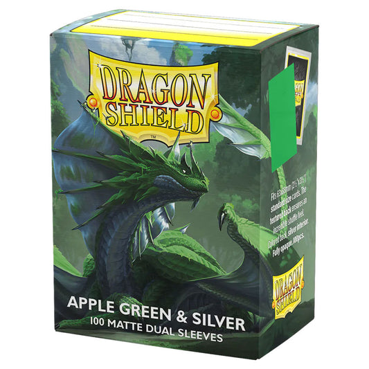 Dragon Shield Apple green & SIlver