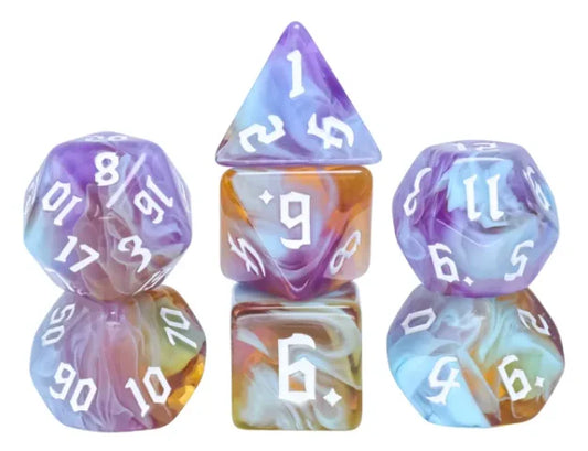 Amethyst Sunset Dice Set