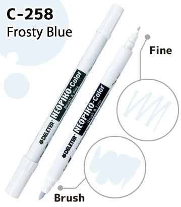 Deleter Brand Markers Blue Bundle