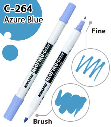Deleter Brand Markers Blue Bundle