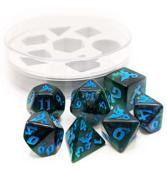 Black Oak Sea Dragon Dice