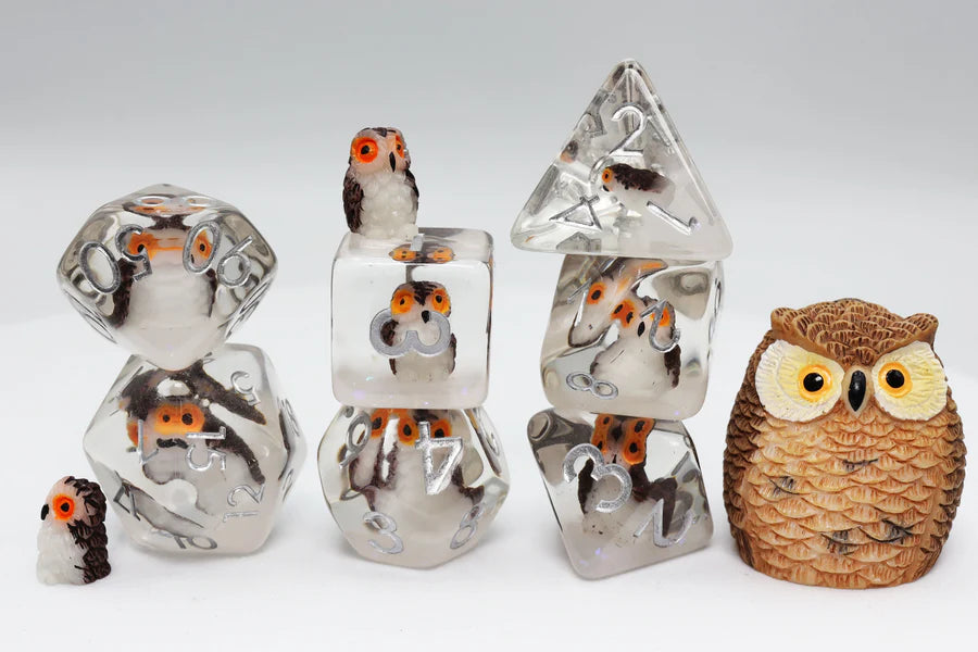 Wise Owl Dice Set