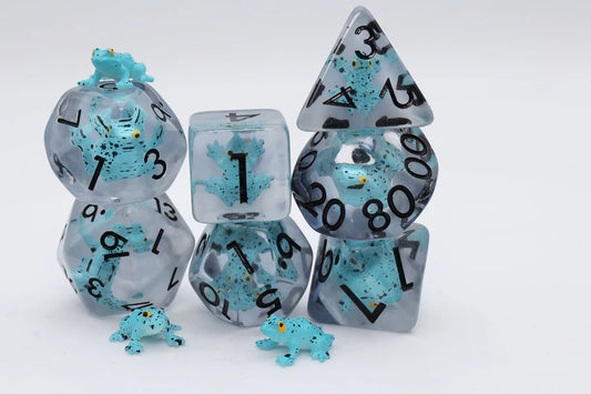 Blue Poison Frog Dice Set