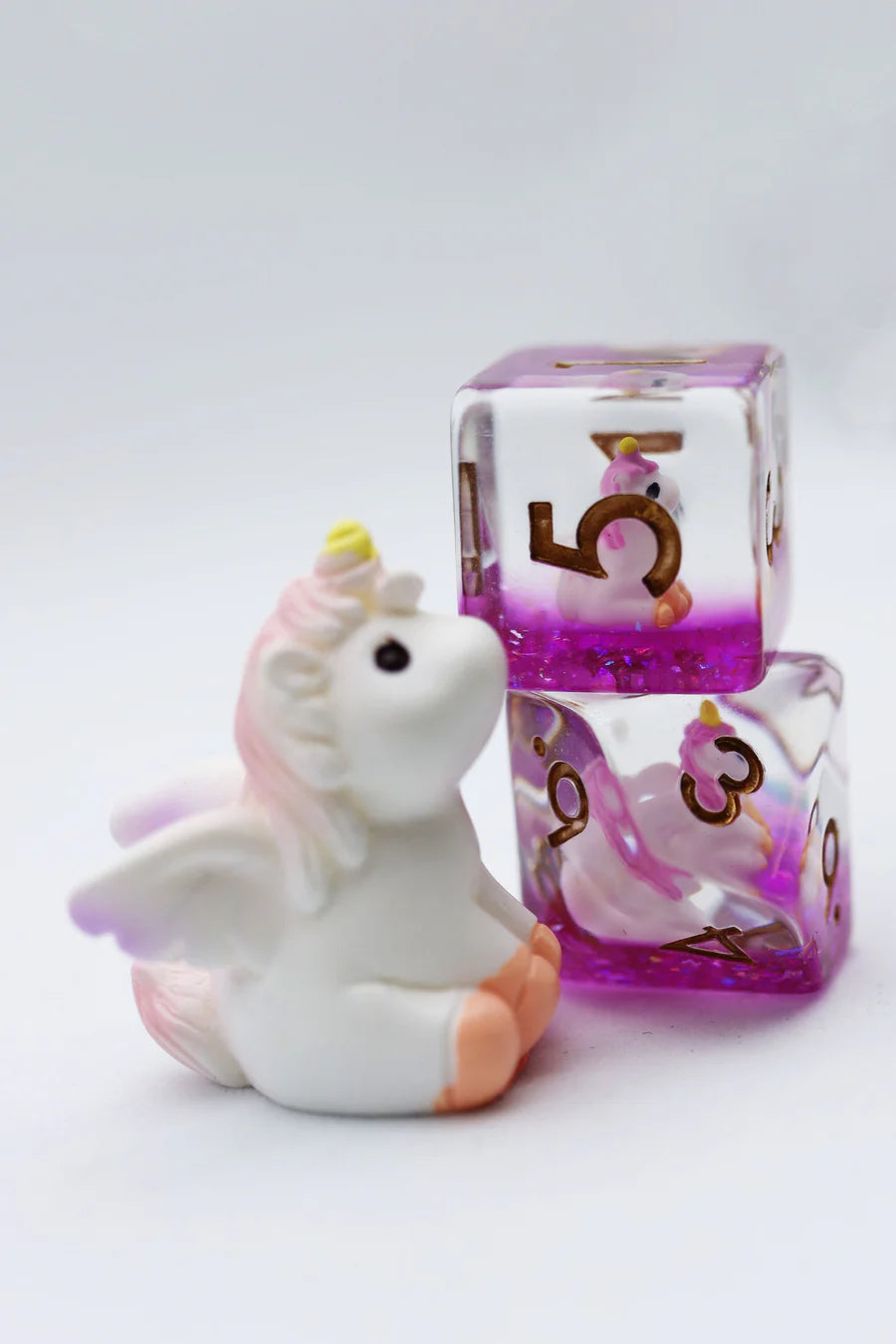 Mystic Unicorn Dice Set