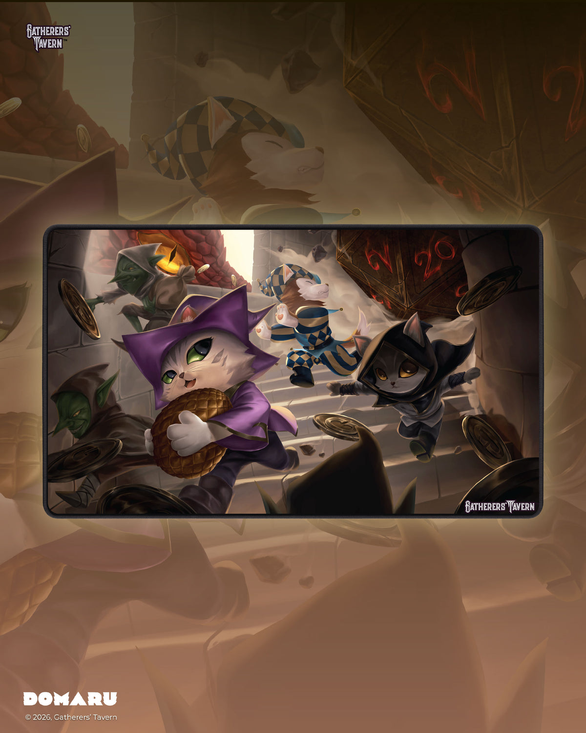 Gatherers' Tavern: The Die is Cast - Playmat