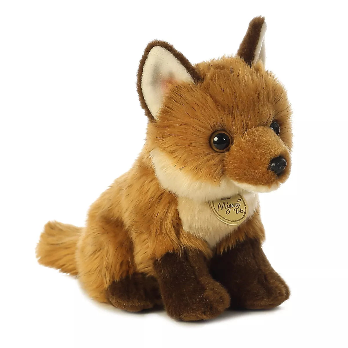 Miyoni Tots 9" Fox Kit Brown Stuffed Animal