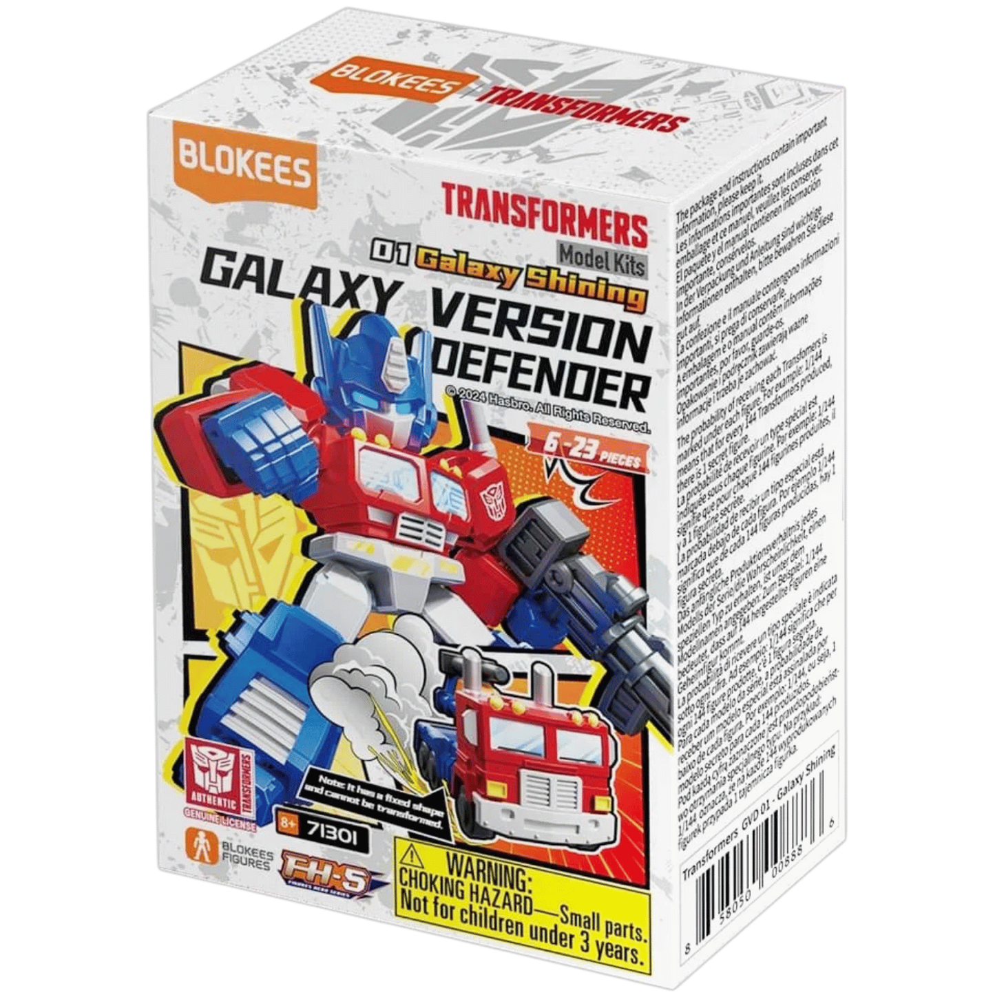 Blokees Transformers Defender Version 01 Shattered Alliance