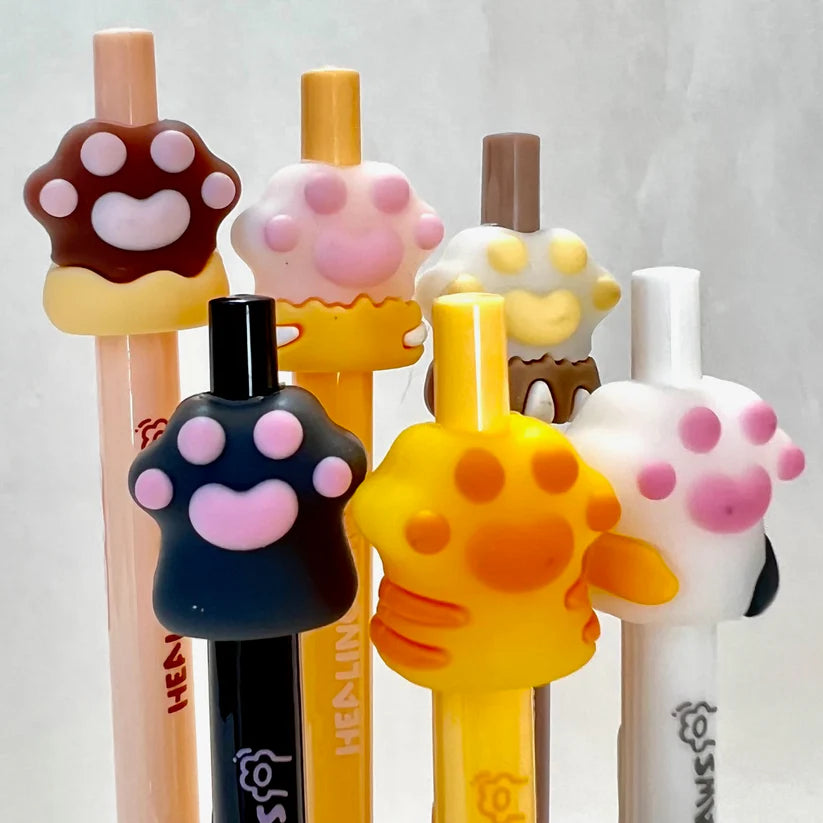CAT PAWS RETRACTABLE GEL PEN