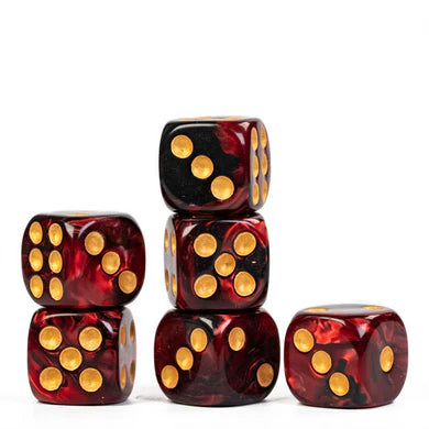 12 piece Pip D6s - Jokers Wild