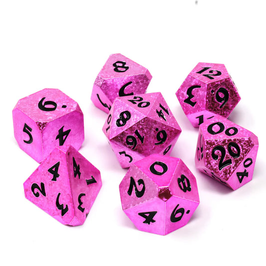 7pc Rosefire Fury Dice