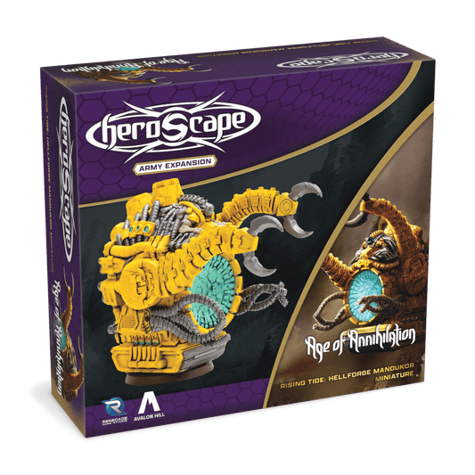 Heroscape: Rising Tide - Hellforge Mandukor Miniature - Army Expansion Premium Painted Edition