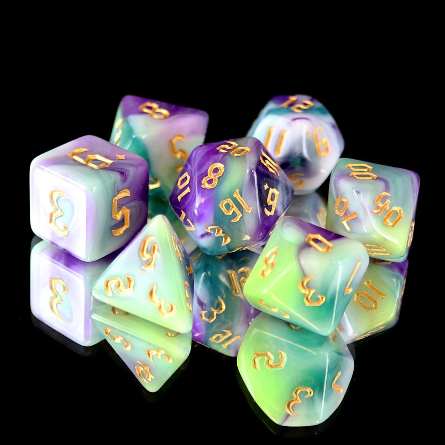 Siberian Iris Dice Set