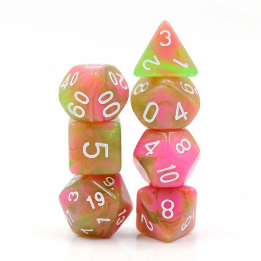 Apple Taffy Dice Set